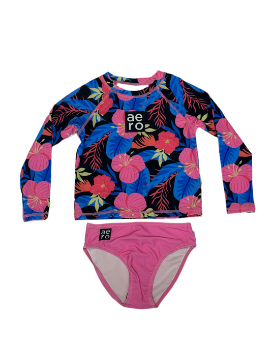 Traje de baño 2 piezas floreado multicolor niña Aeropostale 3188