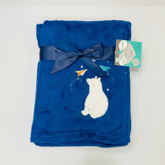 Cobija sabana azul bebe niño Kobytin