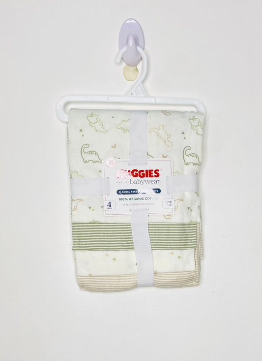Set 4 mantas sabanas dinosaurios bebe niños Huggies