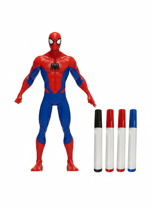 Juguete figura pintar niño spiderman MT-SP-PNM 390290 colorear colores 390290