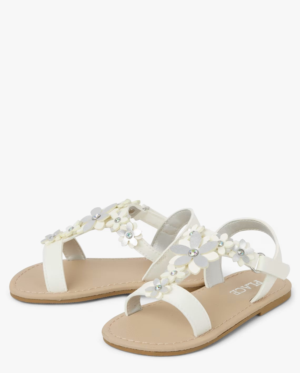 Sandalias blancas flor Childrens Place niña