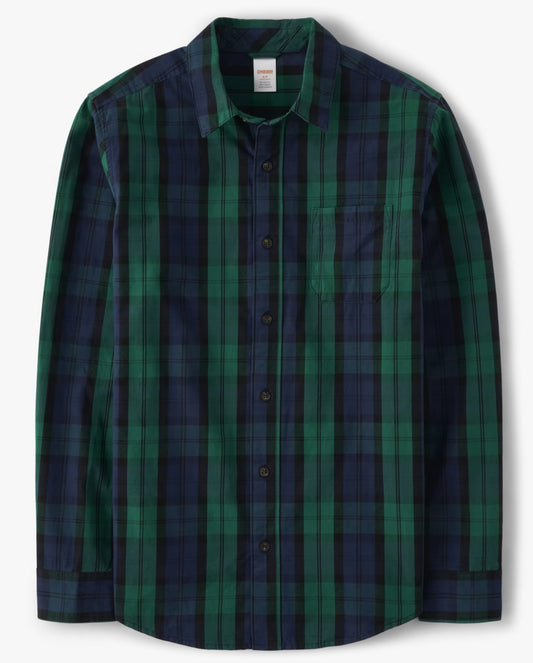 Camisa gymboree cuadros verde azul adulto 57472240