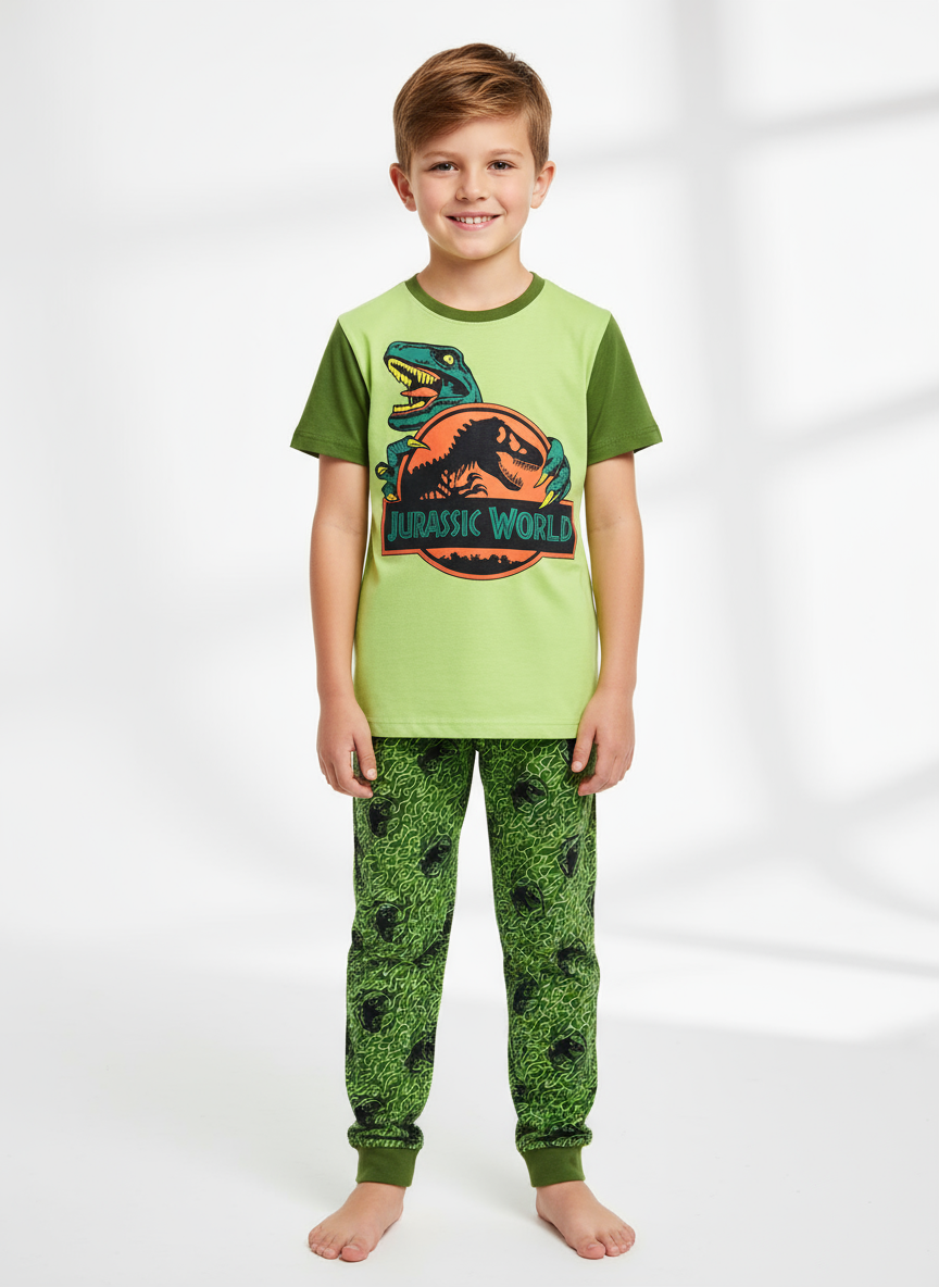 Pijama verde claro Jurassic World niño Disney JW-0501