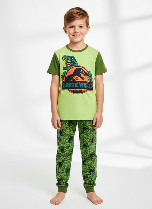 Pijama verde claro Jurassic World niño Disney JW-0501