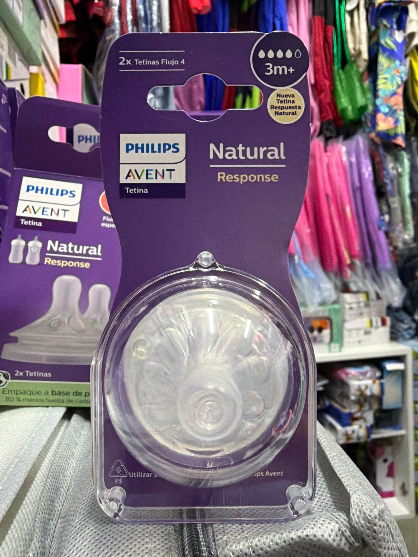 Mamadera Avent Natural Flujo 4 Set 2