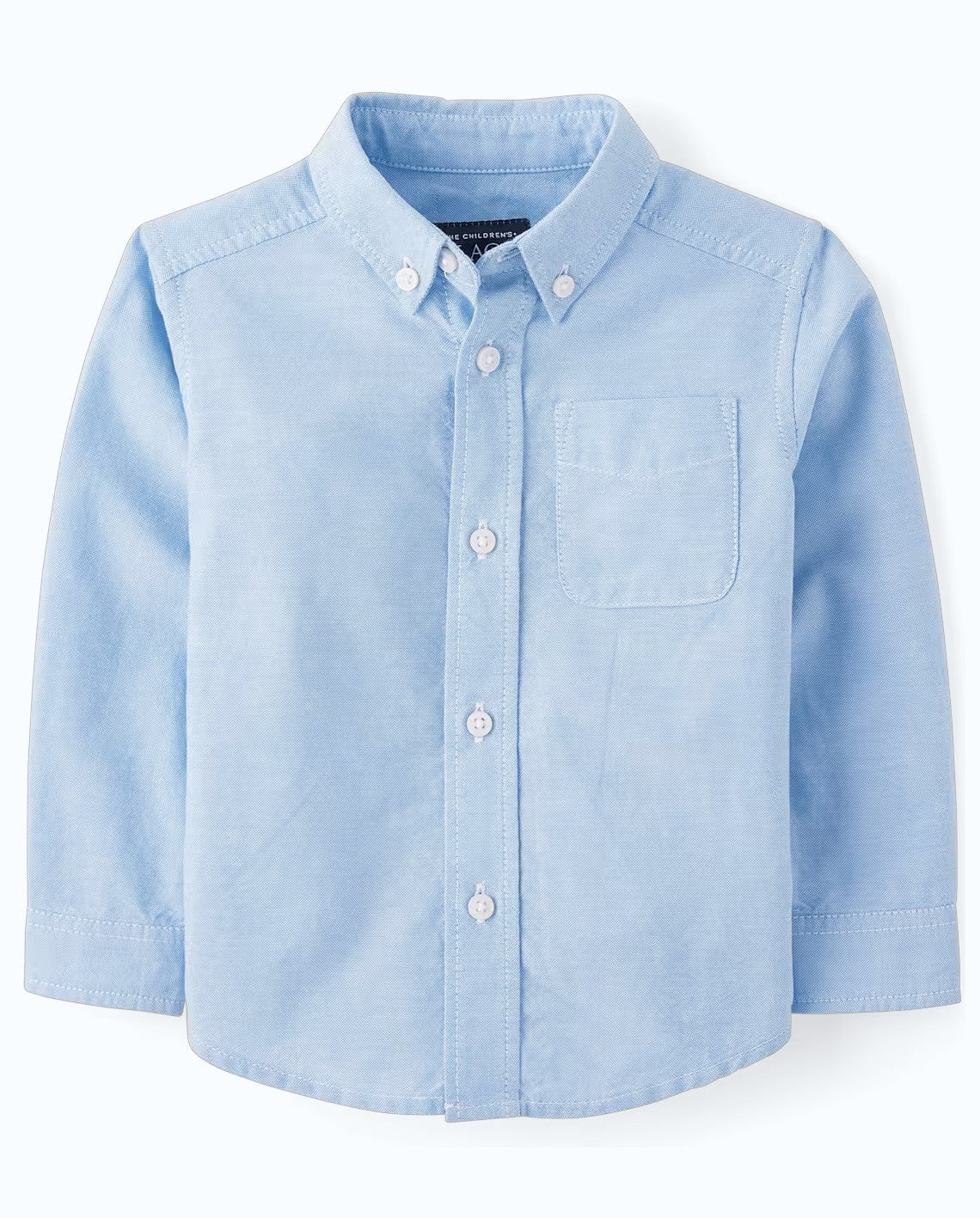 Camisa azul celeste manga larga niño Childrens Place 1125070