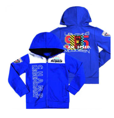 Suéter sudadera hoodie azul rayo McQueen niño 93625584