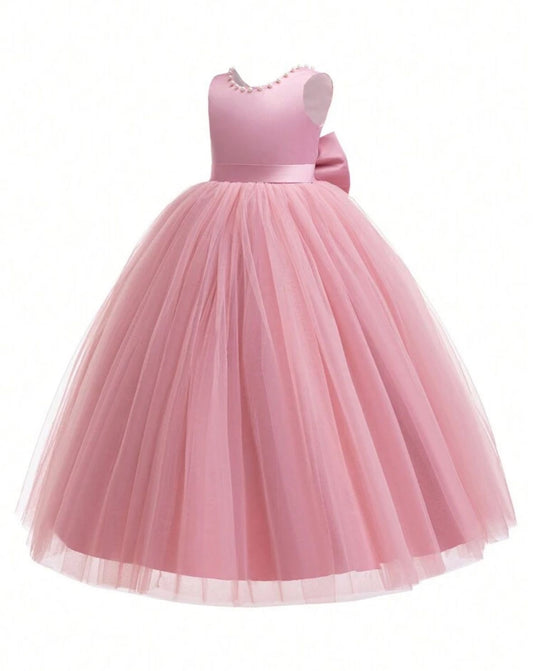 Vestido rosado gala eventos