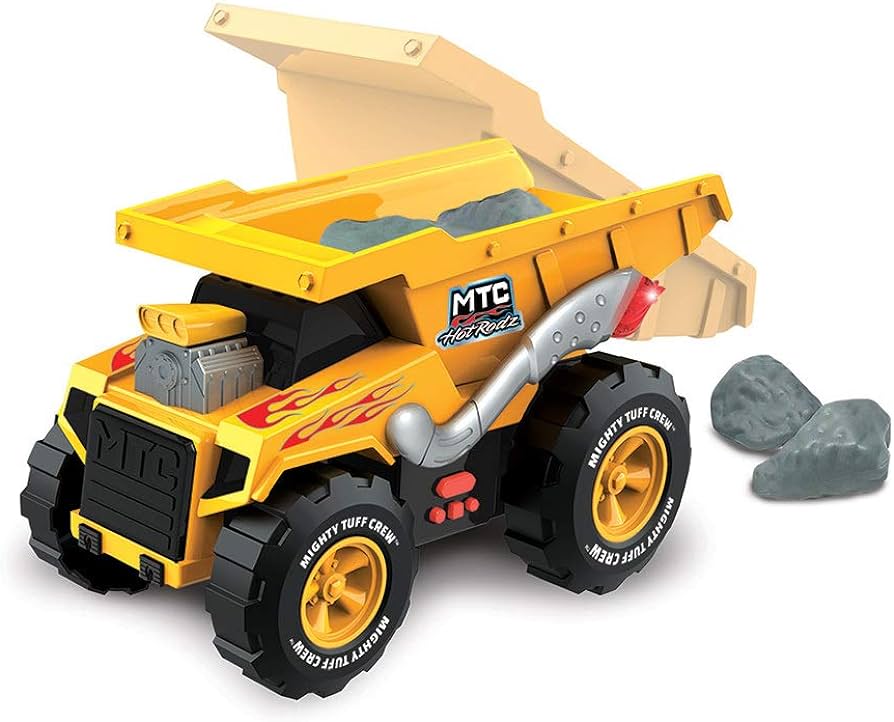 Juguete carros construcción hot rodz mighty tuff crew set de 3