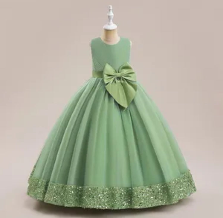 Vestido verde evento gala