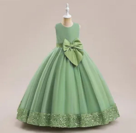 Vestido verde evento gala