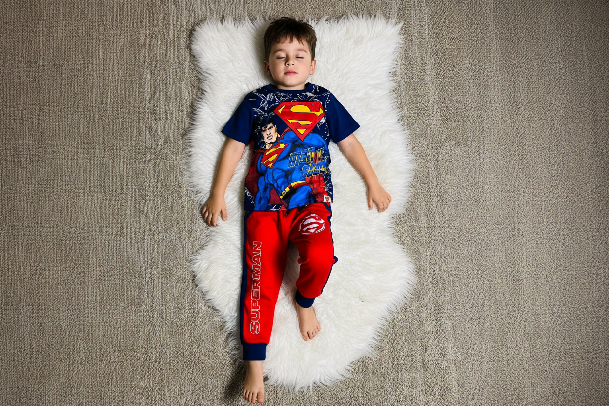 Set conjunto 2 piezas superman camisa azul niño C9-SM-1056N 490445
