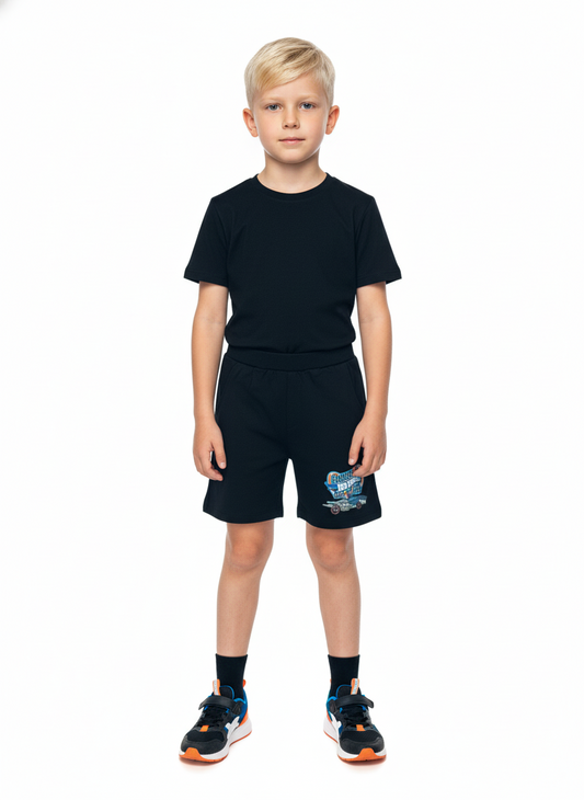 Short negro niño Hotwheels HW-91401