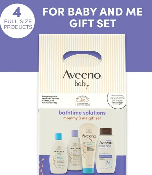 Set Cuidado Diario Aveeno baby 4 artículos