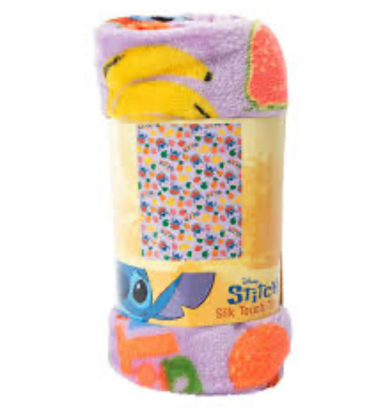 Cobija sabana de viaje Stitch niña