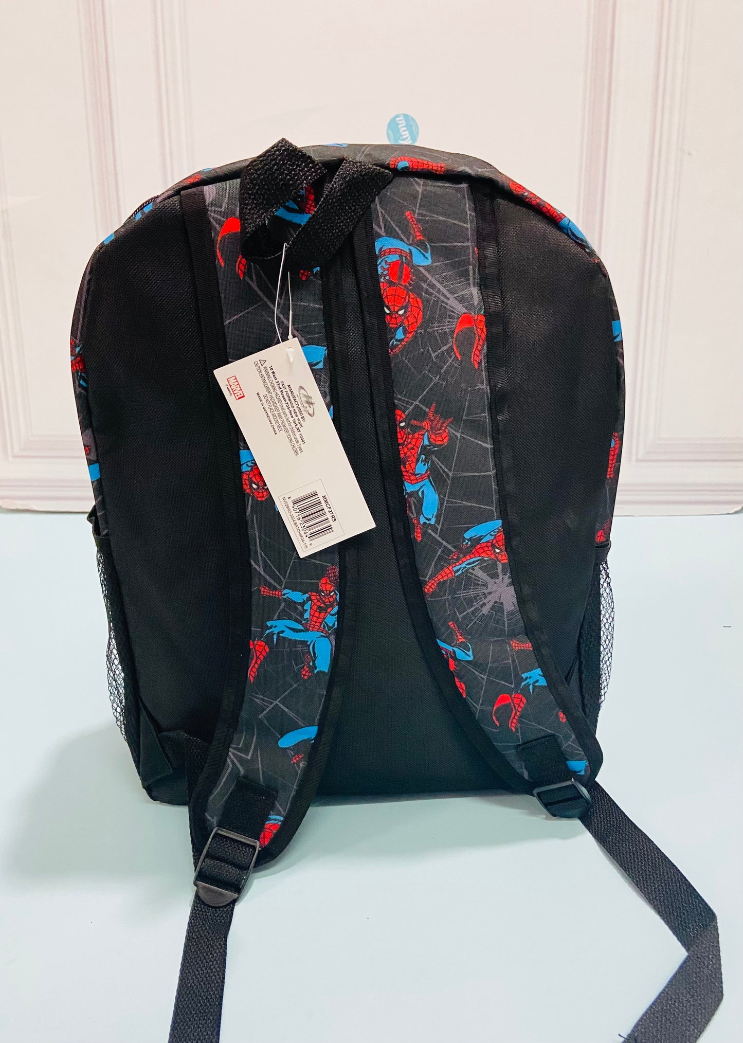 Mochila Negra Spiderman niño