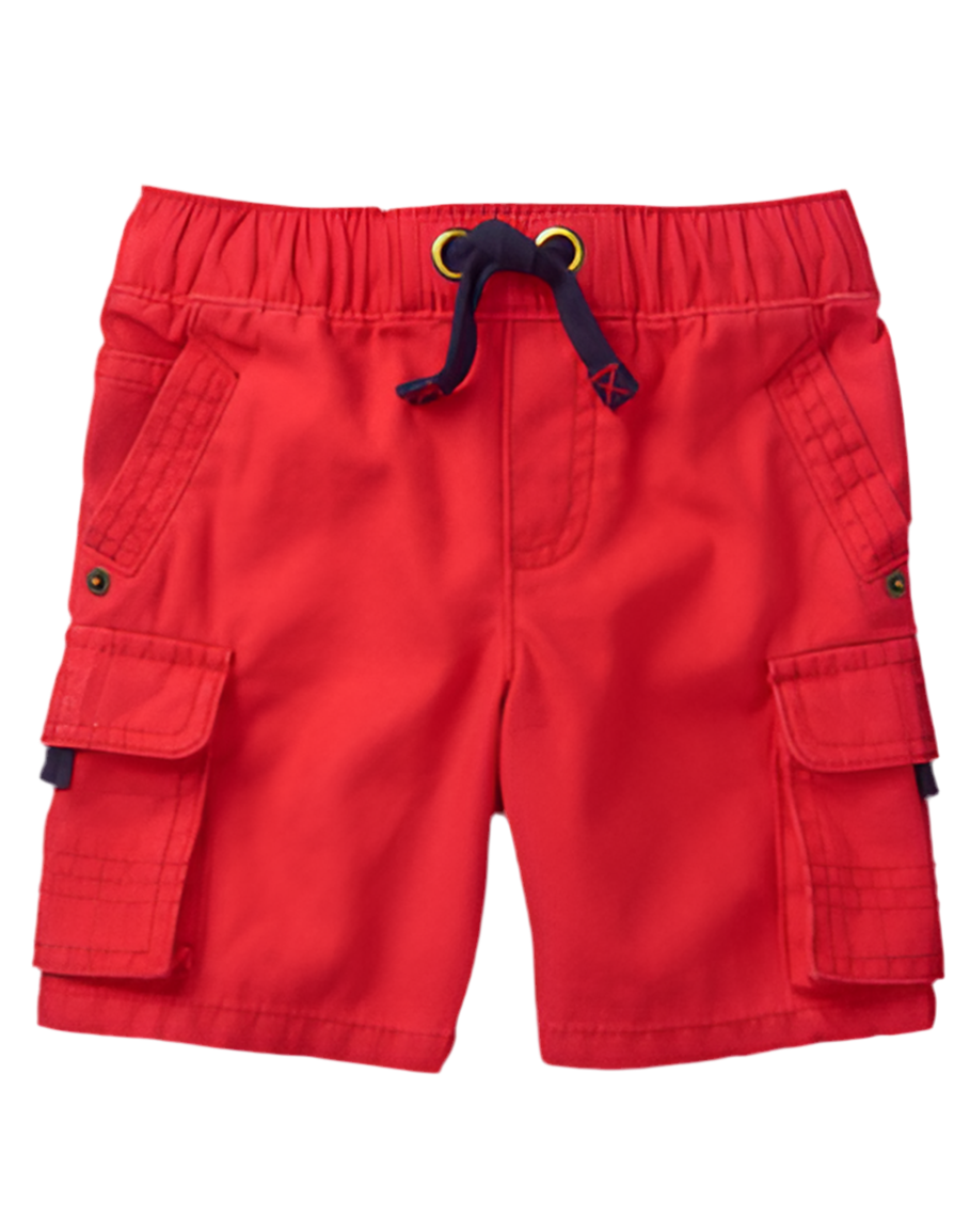 Calzoneta Short rojo cargo bebe niño Gymboree
