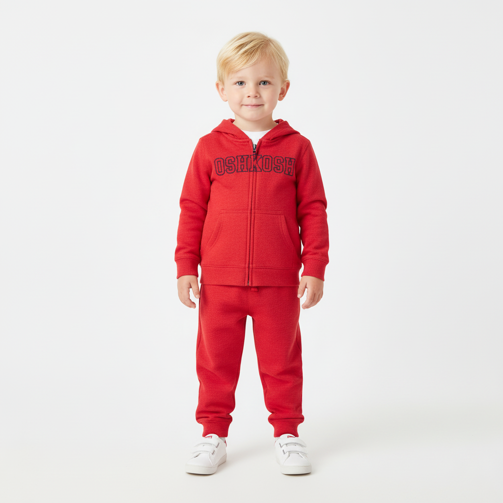 Set carters niño suéter rojo pantalón jogger rojo