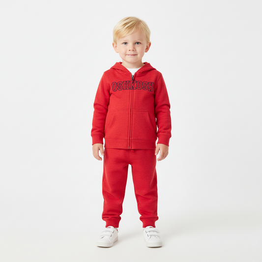 Set carters niño suéter rojo pantalón jogger rojo