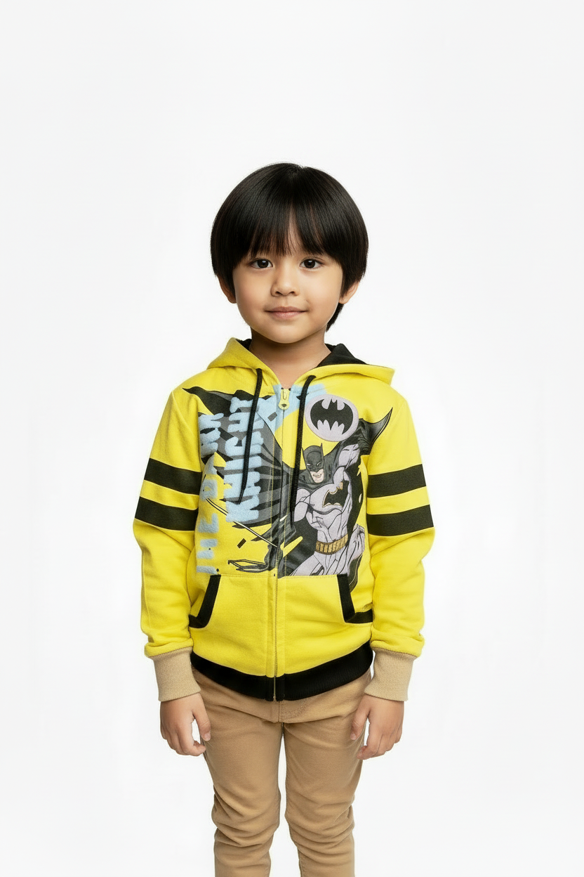 Suéter amarillo hoodie sudadera Batman niño C1-BA-109N 590490