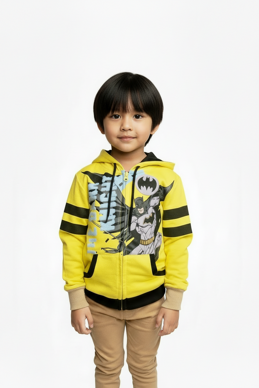 Suéter amarillo hoodie sudadera Batman niño C1-BA-109N 590490