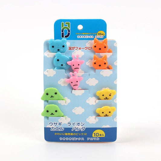 Set pinchos Accesorio para loncheras animales