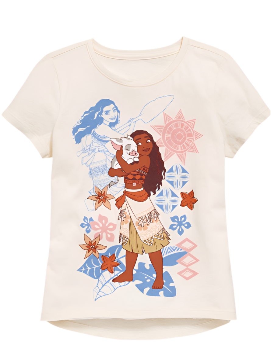 Camisa Moana old navy niña disney