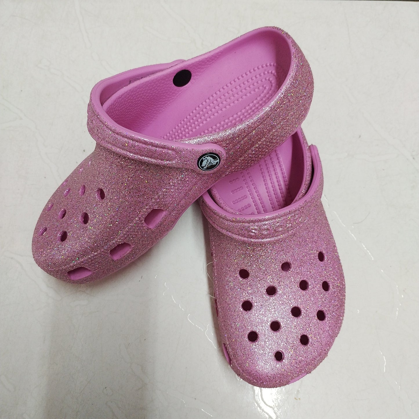 Crocs rosada glitter adulto Kima Shop HN