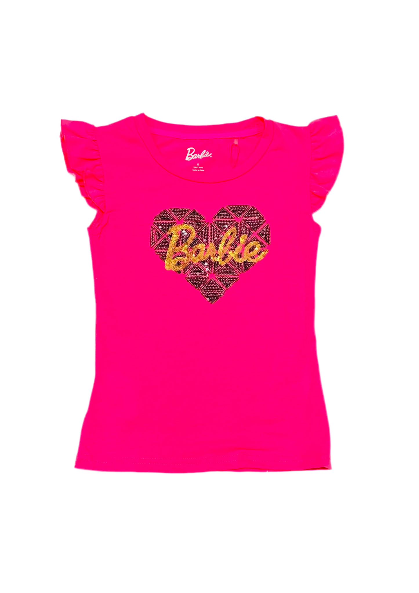 Camisa rosada barbie niña
