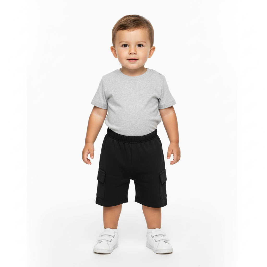 Short niña Bee loop color negro 17953 - 008910 promo 4x1000