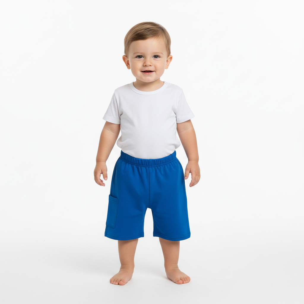 Shorts niño Bee loop  azul 1902.17953 - 194056 promo 4x1000