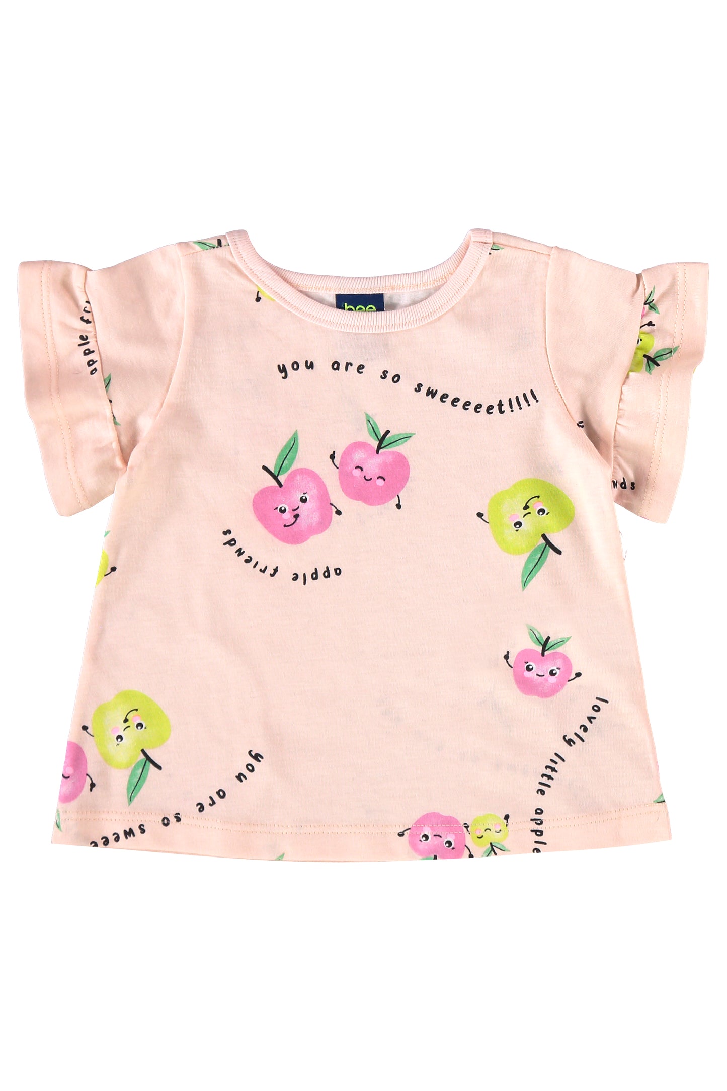 Set 2 piezas bebe niña color rosado Bee loop 17984 - AB2190