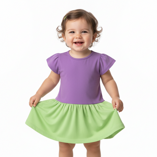 Vestido bebe niña morado Bee loop 17990 - 173617 390290 promo 3x1000