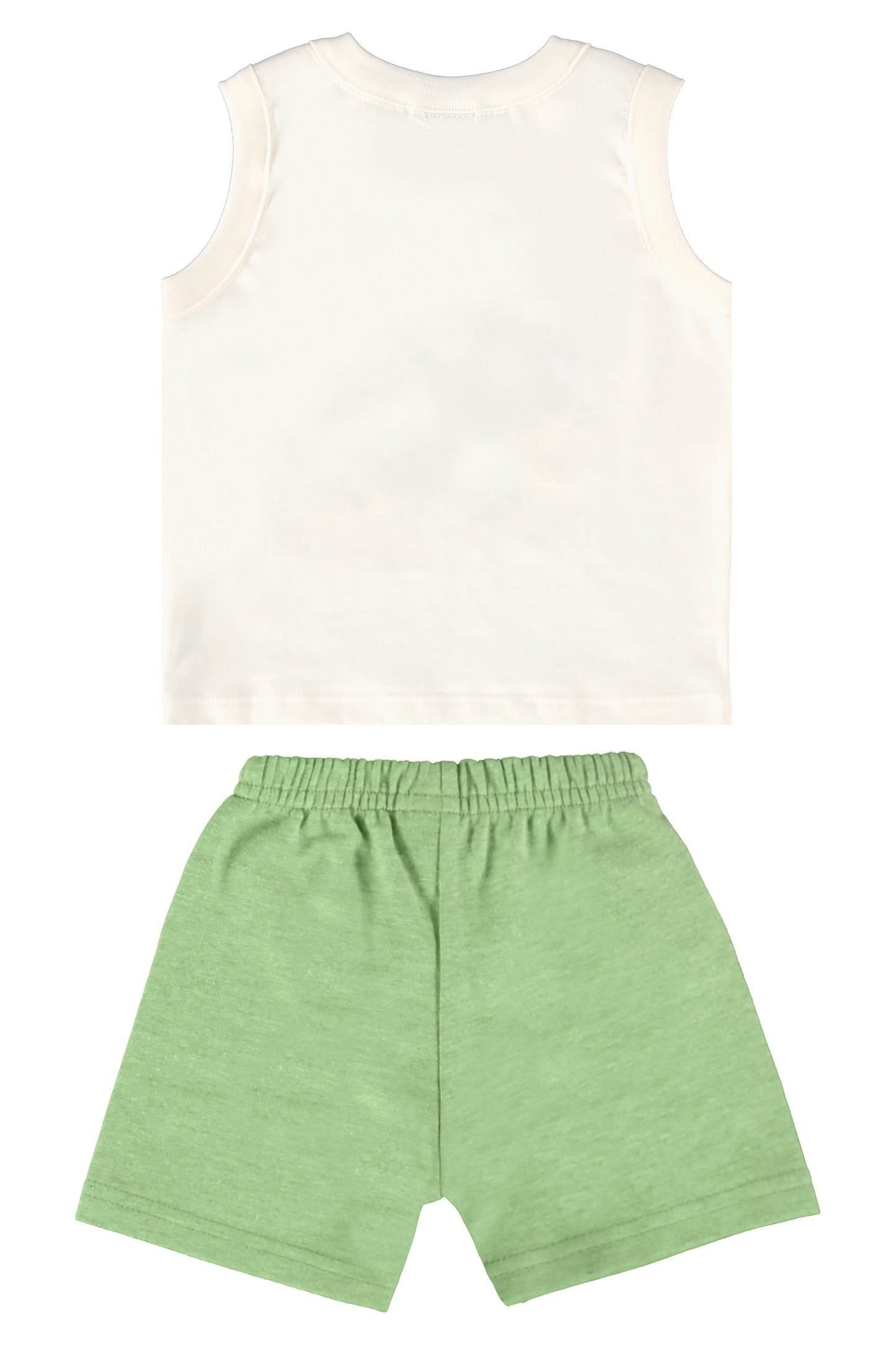 Conjunto camisa blanca short verde Bee loop 17998 - 000106