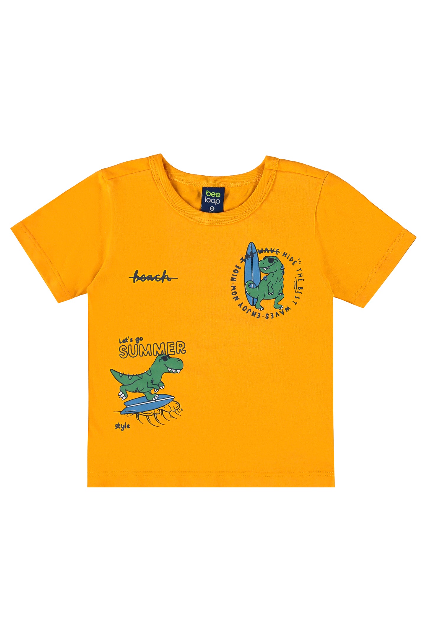 Conjunto camisa amarilla short negro Bee loop 17999 - 150955