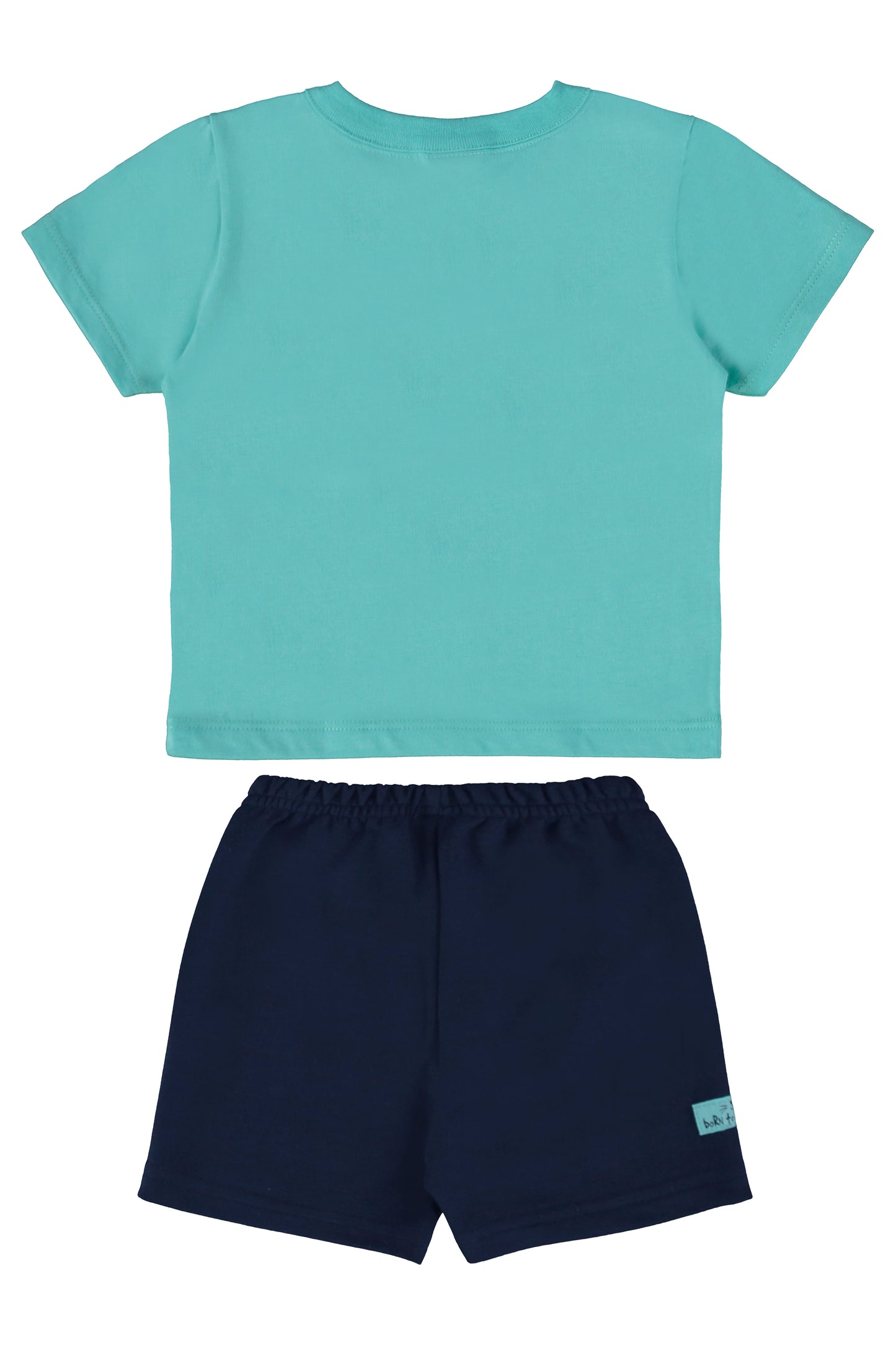 Set Conjunto camisa azul celeste short azul navy Bee loop 18000 - 155218
