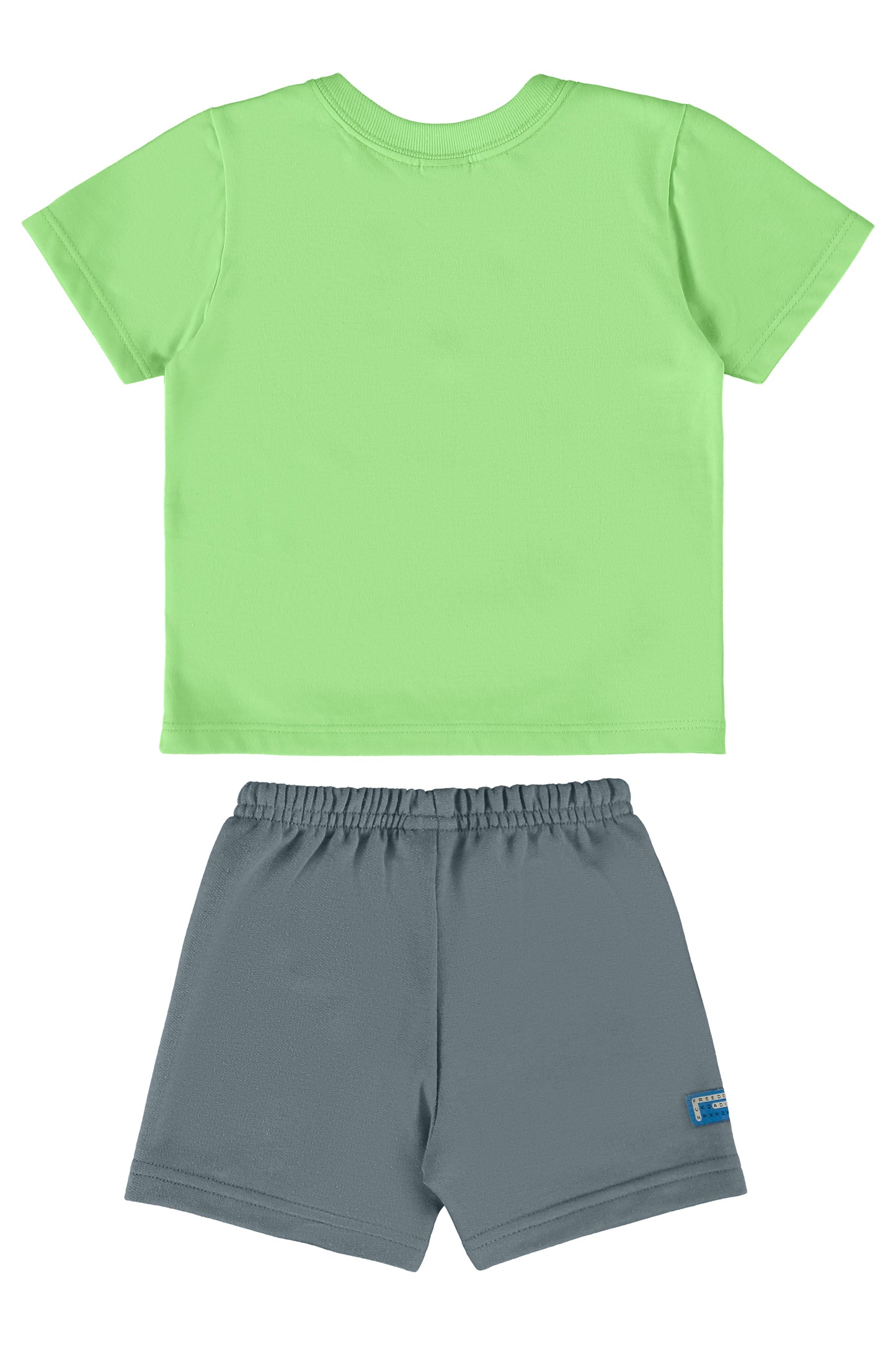 Conjunto camisa verde short gris  Bee loop 18003 - 020225
