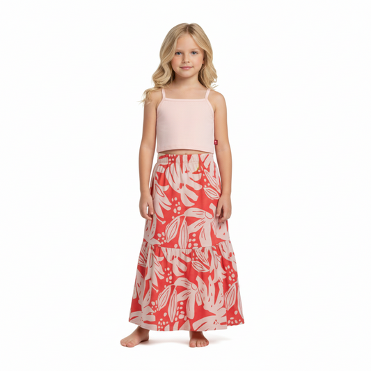 Set niña flores hawaiano rojo Bee loop 18020 - 131406 promo 2x1000