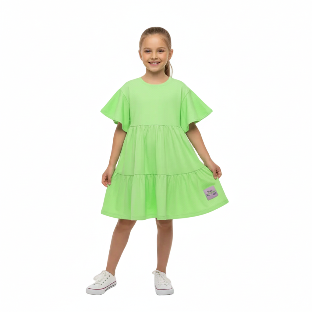 Vestido niña verde menta Bee loop 18026 - 020225 promo 2x1000