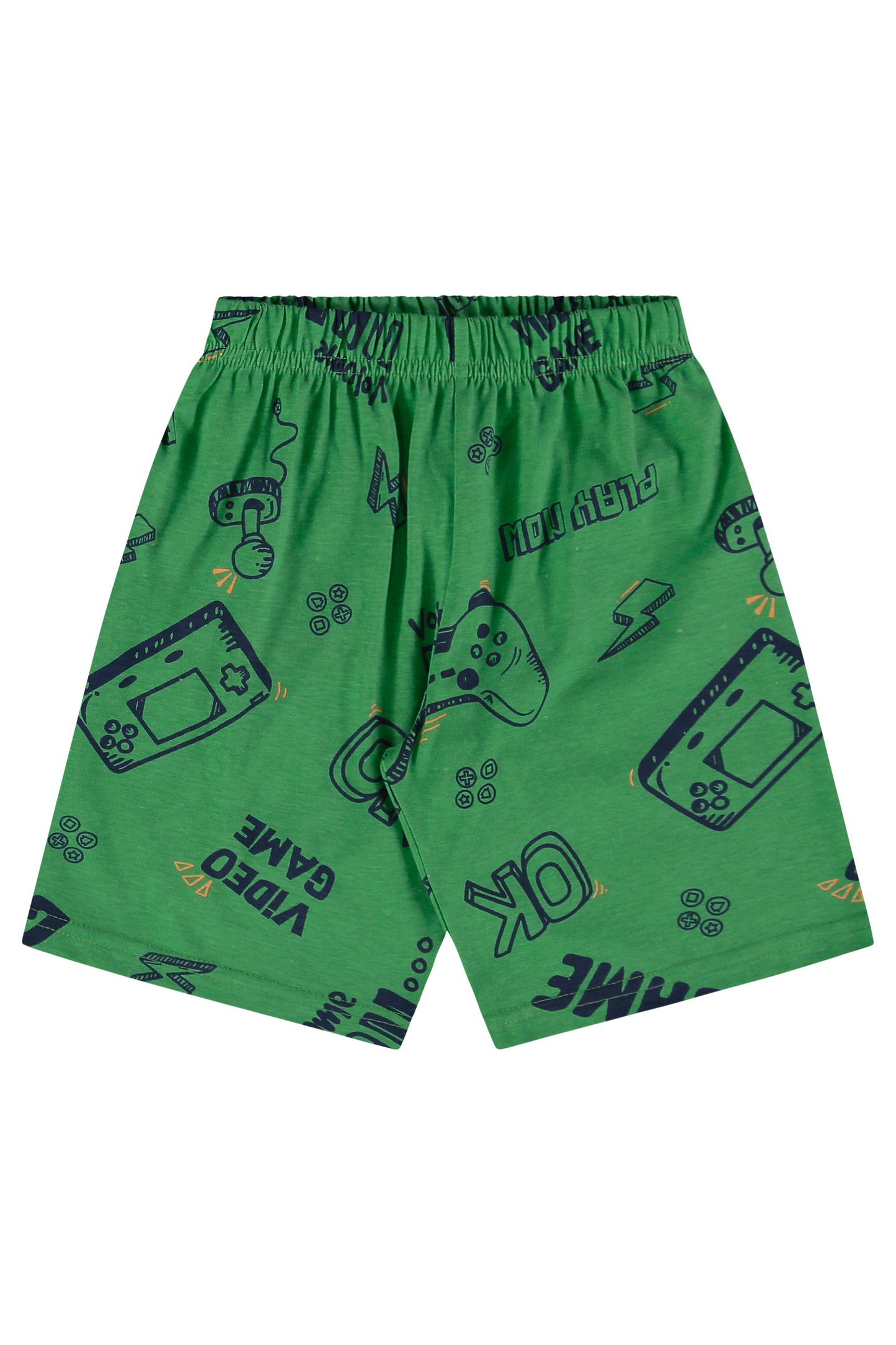 Set Conjunto camisa azul oscuro short verde Bee loop 18042 - 193921