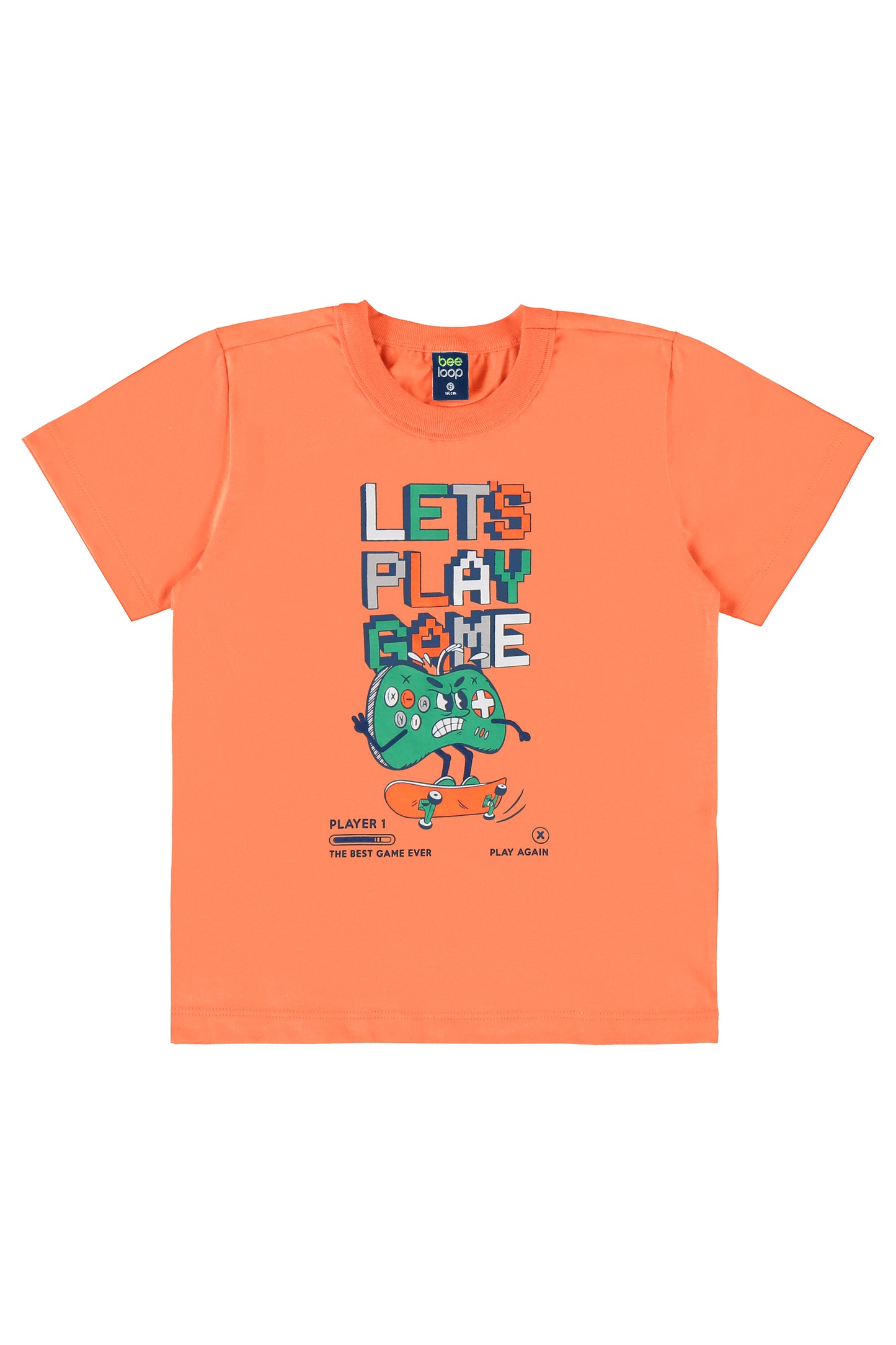 Conjunto camiseta naranja short verde Bee loop 18043 - 151247
