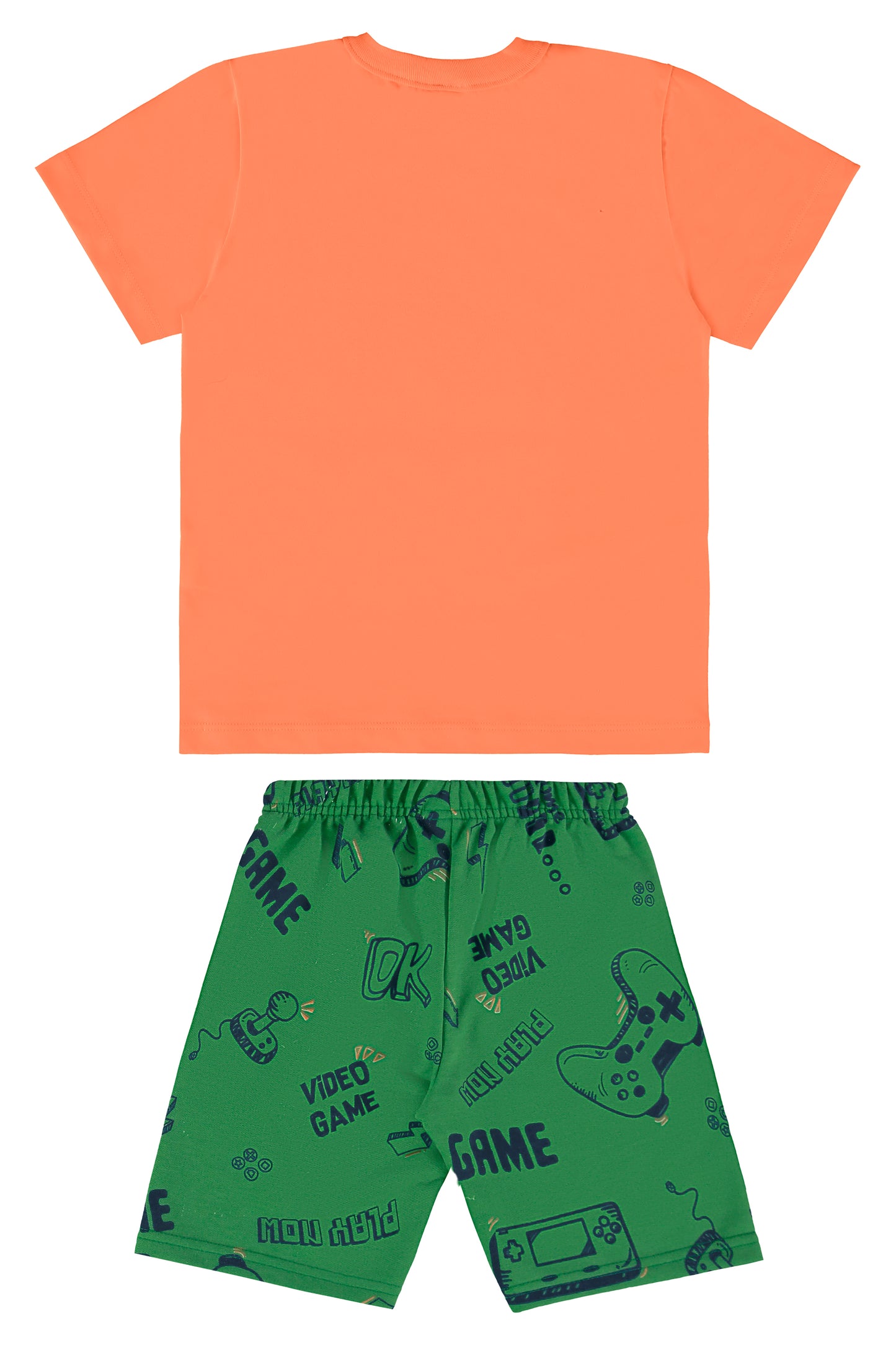 Conjunto camiseta naranja short verde Bee loop 18043 - 151247