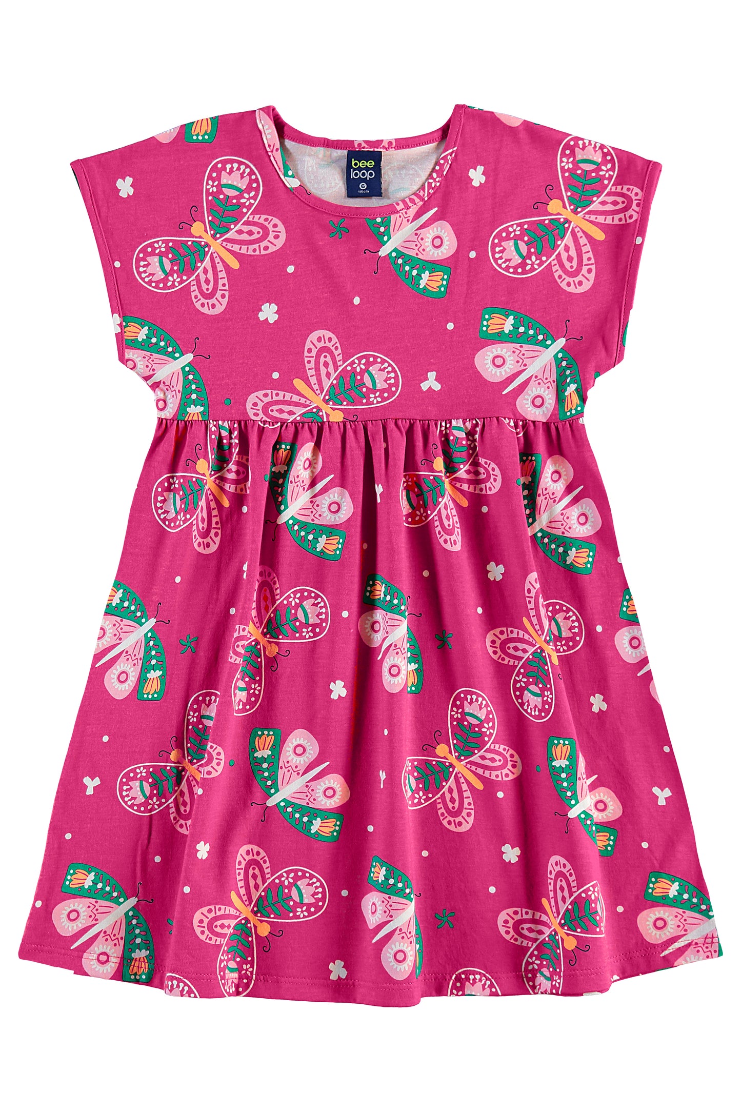 Vestido mariposas rosado niña Bee loop 18136-AB2317