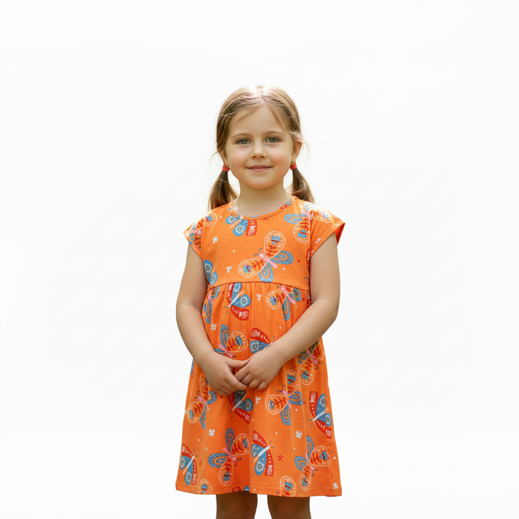 Vestido mariposas naranja niña Bee loop 18136-AB2318 promo 3x1000