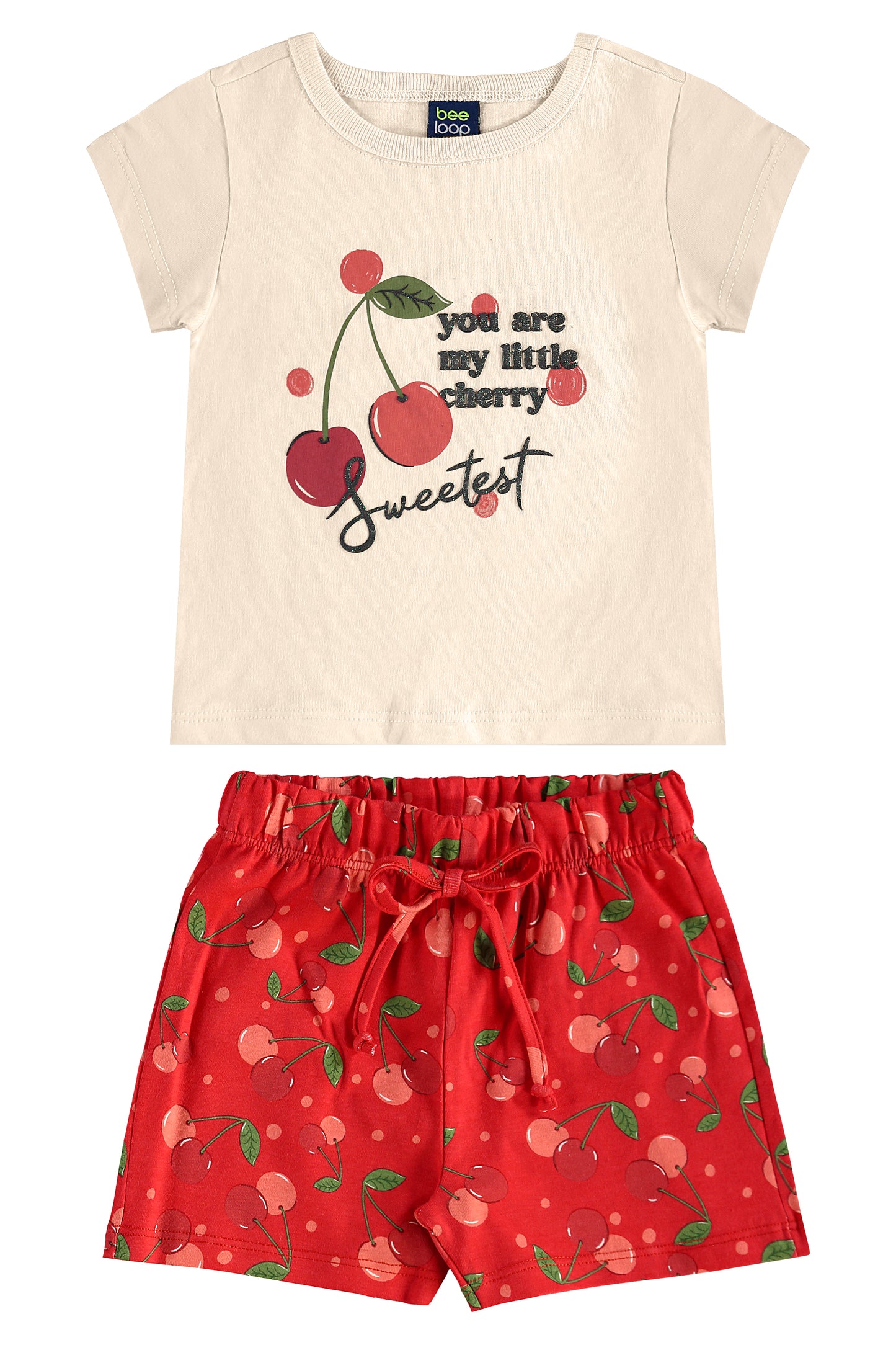 Set conjunto cerezas niña Bee loop 18183-120304