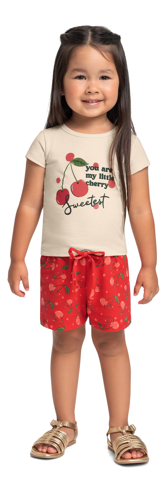 Set conjunto cerezas niña Bee loop 18183-120304