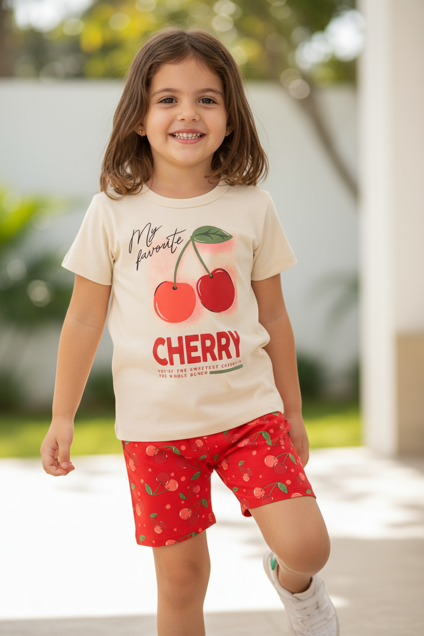 Set conjunto cerezas niña 18212-120304 Bee Loop