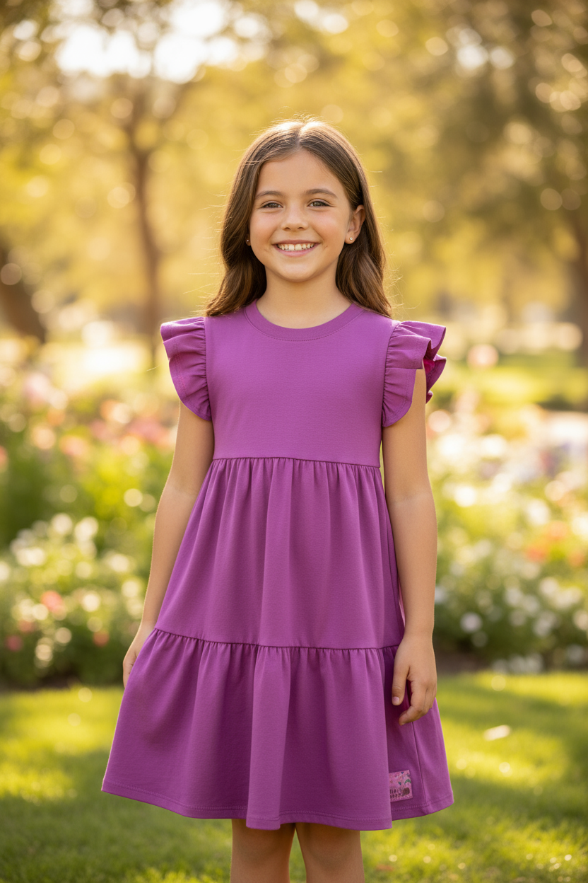 Vestido morado niña Bee Loop 18213-072627