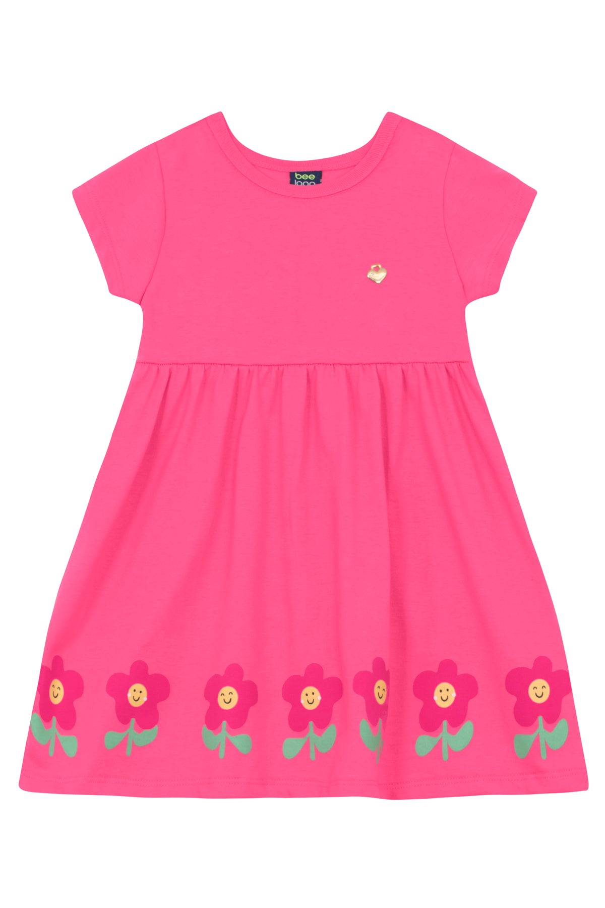 Vestido rosado flores niña Bee loop 18312-082143
