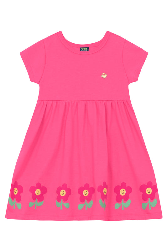 Vestido rosado flores niña Bee loop 18312-082143